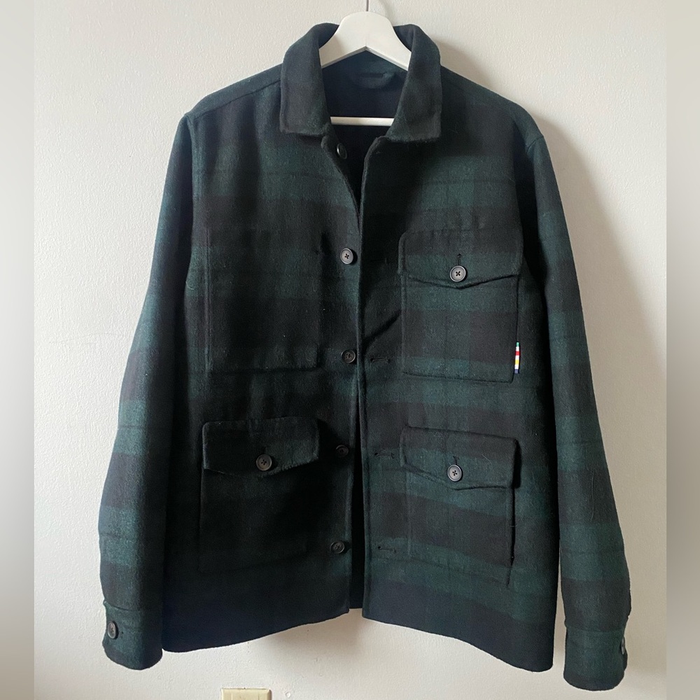 HBC Green Plaid Reversible Jacket